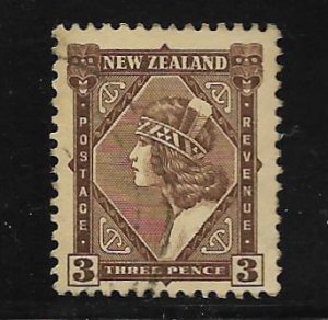 NEW ZEALAND,190, USED, MAORI GIRL WEARING TIKI