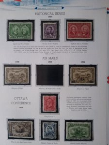 collection in album Canada all mint on White Ace pages in 3 ring binder CV $655