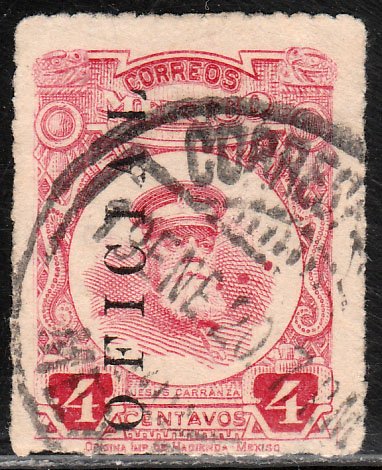 MEXICO O127, ISSUE OF 1919. Used. VF.  (888)