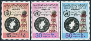 Libya 817-819,MNH.Michel 724-726. WMO.World Meteorological Day,1979.