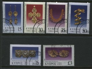 Cyprus 2000 various 6 values 15 cents to £3 used