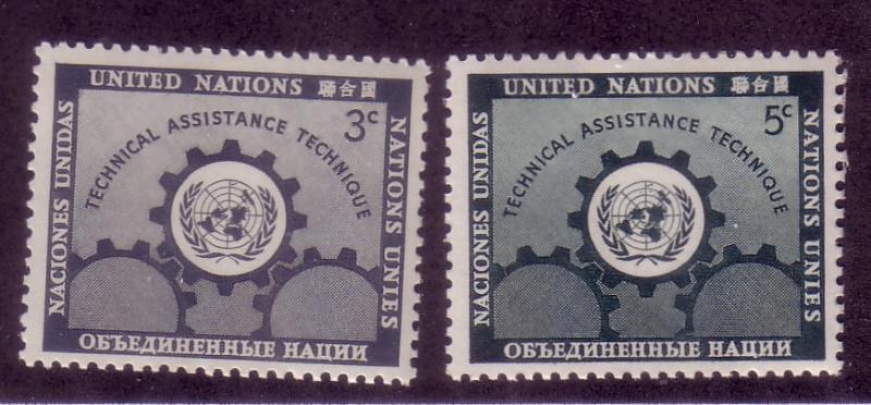 UN Sc# 19 / 20 Technical Assistance MNH set B