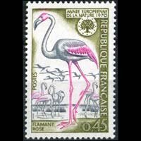 FRANCE 1970 - Scott# 1269 Flamingos Set of 1 LH