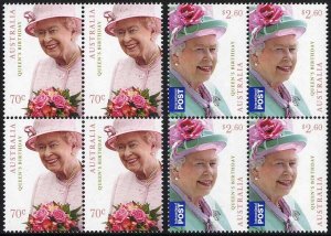 Australia SG4141-2 Queens Birthday 2014 set in U/M Blocks