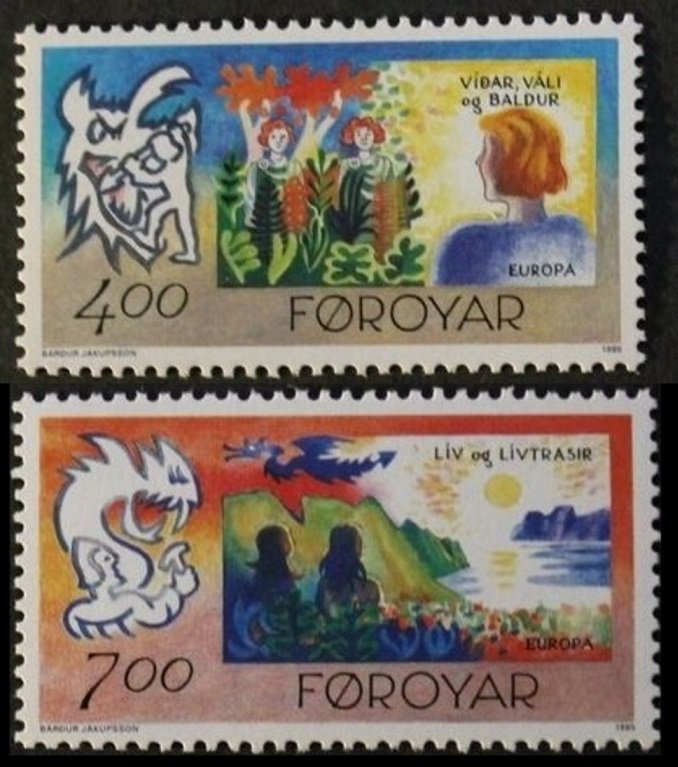 1995 Faroe Islands 278-279 Europa Cept 4,00 €