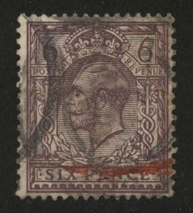 Great Britain 1924 KGV Sc195 Used Fine