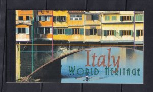 United Nations New York #834  MNH 2002  booklet world heritage . Italy