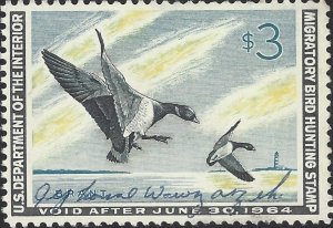 US Scott #RW30 Used VF 1963 US Federal Duck Stamp