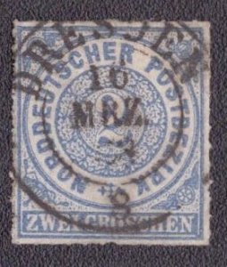 North German Confederation - 5 1868 Used