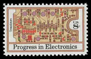 PCBstamps   US #1501 8c Electronics - Transistors, MNH, (35)