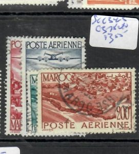 FRENCH MOROCCO  (P1912B)    SC C34-5, 37-8   VFU 