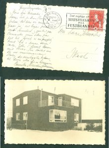 Denmark. Postcard Photo 1943. Copenh. Queen Scott# B11. House. Ikast.