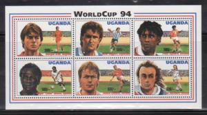 Uganda 1218 World Cup Soccer Mint NH