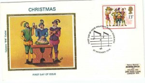 1978, Great Britain: Christmas, Colorano Silk, FDC (D12706)