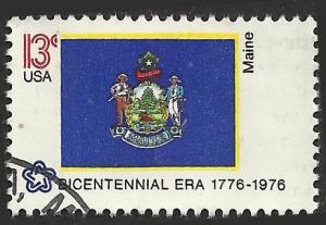 # 1655 USED STATE FLAG MAINE