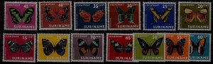 Suriname C42-54 MNH Butterflies SCV7.90