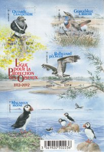 FRANCE MNH Sc 4222  Souvenir sheet Birds