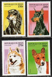 Benin Sc #981-984 MNH Dogs