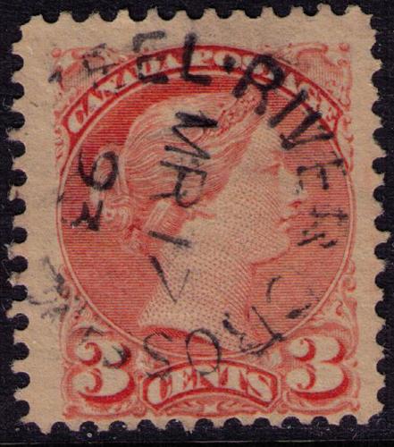 Canada  # 41 Used  VF  CDS E? River Cross? MR17 93