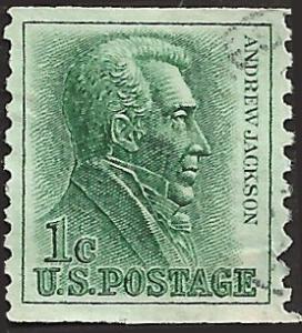 # 1225a TAGGED USED ANDREW JACKSON