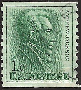 # 1225a TAGGED USED ANDREW JACKSON
