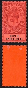 Gibraltar SG85 One Pound Dull Purple and Black/Red M/M Cat 140 pounds