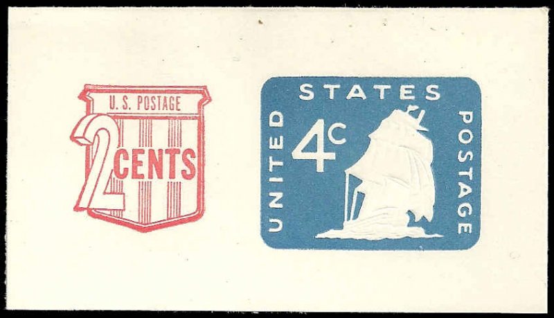 US - #U552 - Unused - Cut Square - SCV-3.25