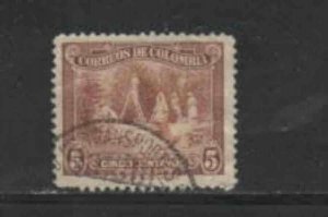 COLOMBIA #420 1934 COFFEE PICKING F-VF USED
