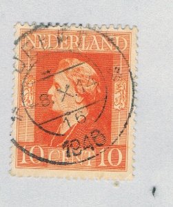 Netherlands 267 Used Queen Wilhelmina  1944 (BP69815)