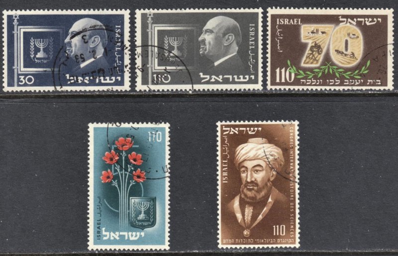 Israel Scott 70-71 complete set, 72-74  F to VF used.