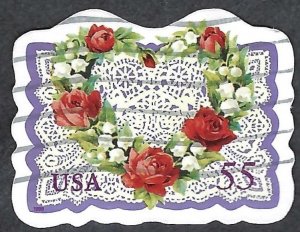 United States #3275 55¢ Victorian Love (1999). Used.
