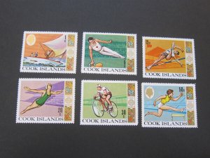 Cook Islands 1968 Sc 237-242 set MNH