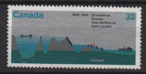 Canada 1984 - Scott 1015 used - St Lawrence Seaway