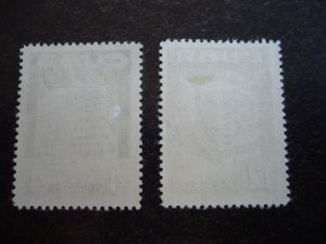 Stamps - Cuba - Scott#558,C135 - Mint Hinged Set of 2 Stamps