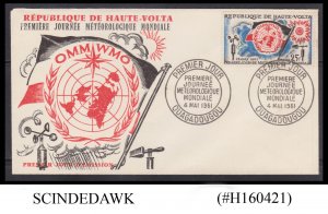 UPPER VOLTA - 1961 FIRST WORLD WEATHER DAY FDC