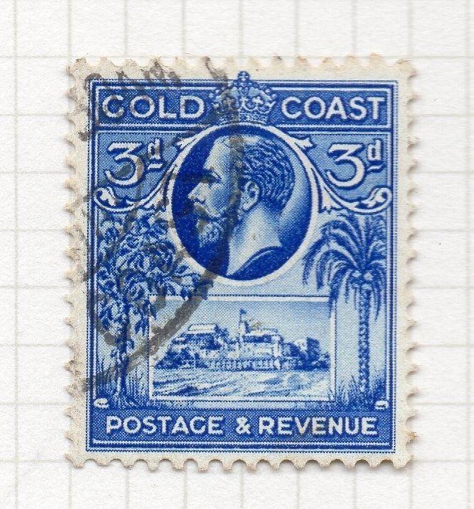Gold Coast 1928 Early Issue Fine Used 3d. 295204