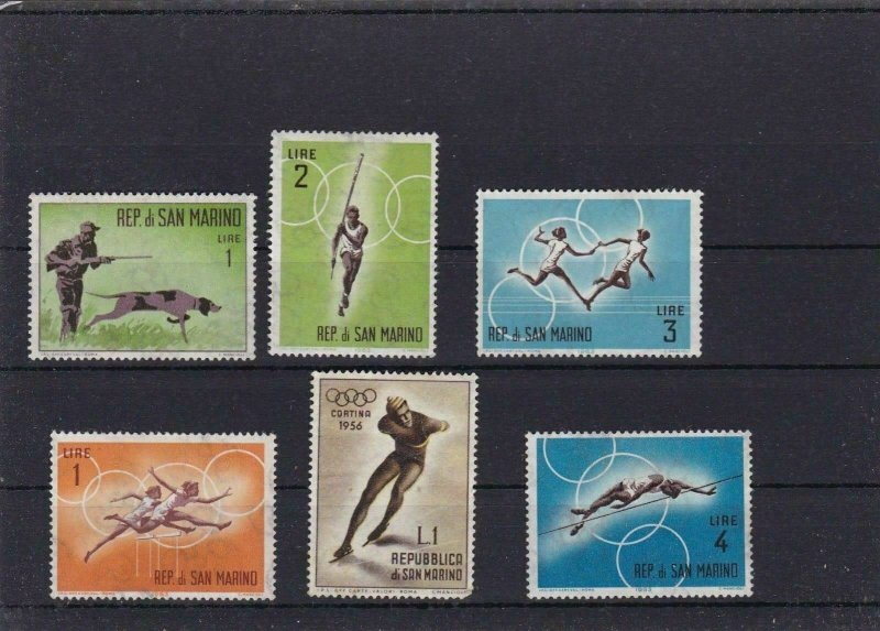 SAN MARINO  MOUNTED MINT OR USED STAMPS ON  STOCK CARD  REF R939