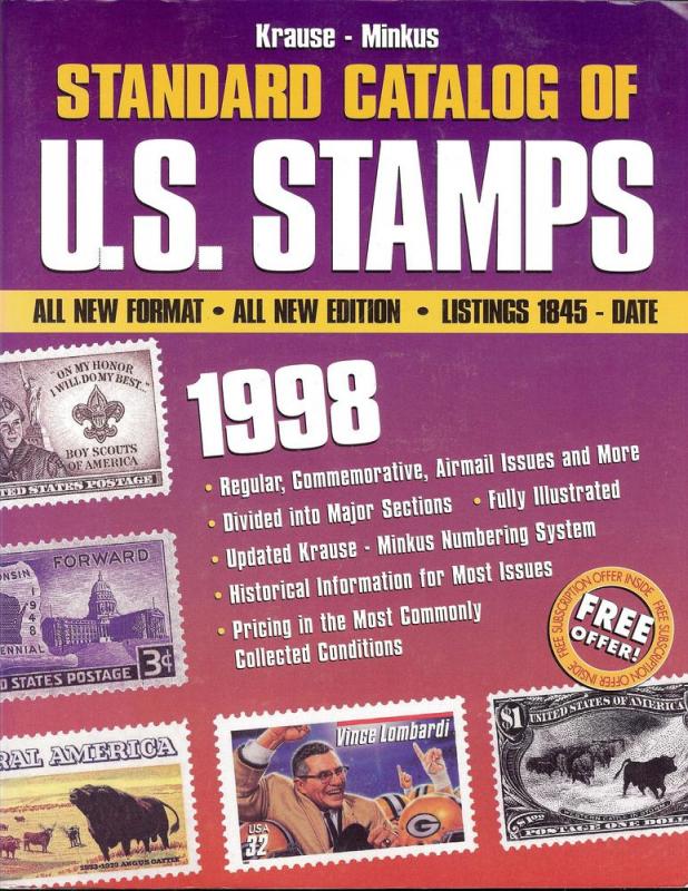 1998 Krause-Minkus Standard Catalog of U.S. Stamps,