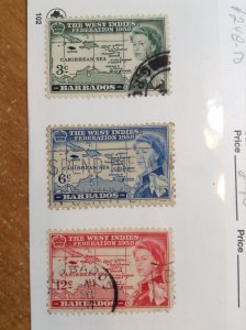 Barbados  # 248-50  Used