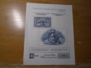 Canada :  Exhibition Cards by Stamp Printrs  # 1  CAPEX 78 set of 3 AP-BABN-CBN