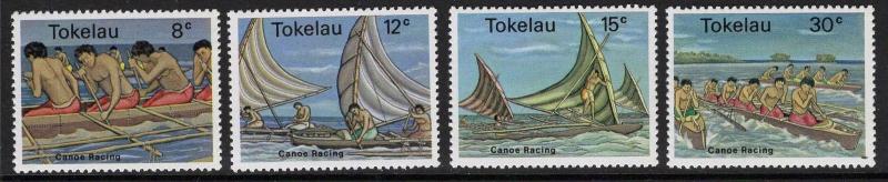 TOKELAU ISLANDS SG65/8 1978 CANOE RACING MNH