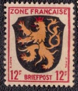 Germany -French Occupation 1945 -  4N6 MNG