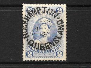   QUEENSLAND 1882-95    2/-    QV   FU    SG 152