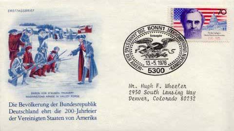 Germany, First Day Cover, Americana