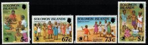 SOLOMON ISLANDS SG657/60 1989 WORLD STAMP EXPO 89 MNH