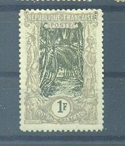 French Congo sc# 47 (2) mh cat value $24.00