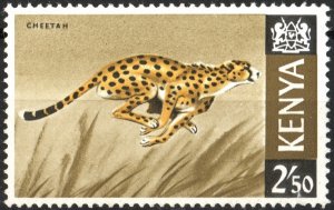 Kenya SC#32 2.50 sh Cheetah (1966) MNH