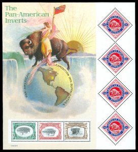 Scott 3505 1c-80c Pan-American Mint Sheet of 7 VF NH Cat $10 Face $3.27