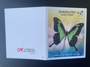 Angola 2018 Mi. 1926 -1929 Carnet MH Booklet Butterflies Fauna Insects Borboleta