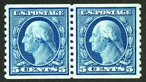 U.S. #496 MINT PAIR OG LH